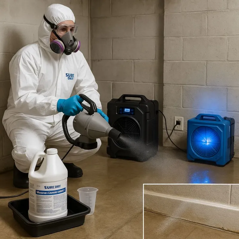 Sanitization and Odor Removal process in Edna, TX