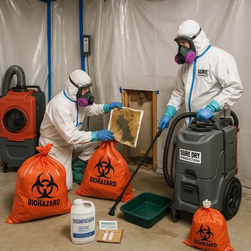 Contaminated Water Handling Protocols process in Edna, TX